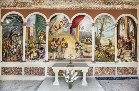 Fresque Chapelle Santa Casa